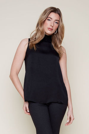 Renuar Sleeveless Woven Top R5118-248-8302 Black