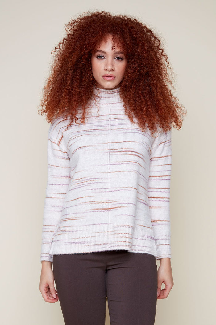 Renuar Knit Sweater R6908-4307-8 Tan Combo