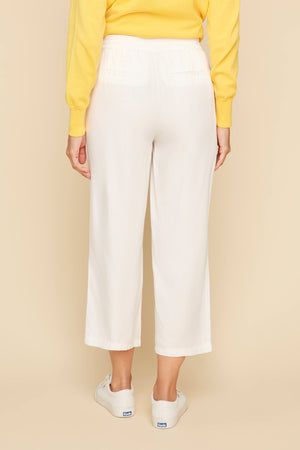 Renuar Woven Crop Pant R8117-E2142-5526 White