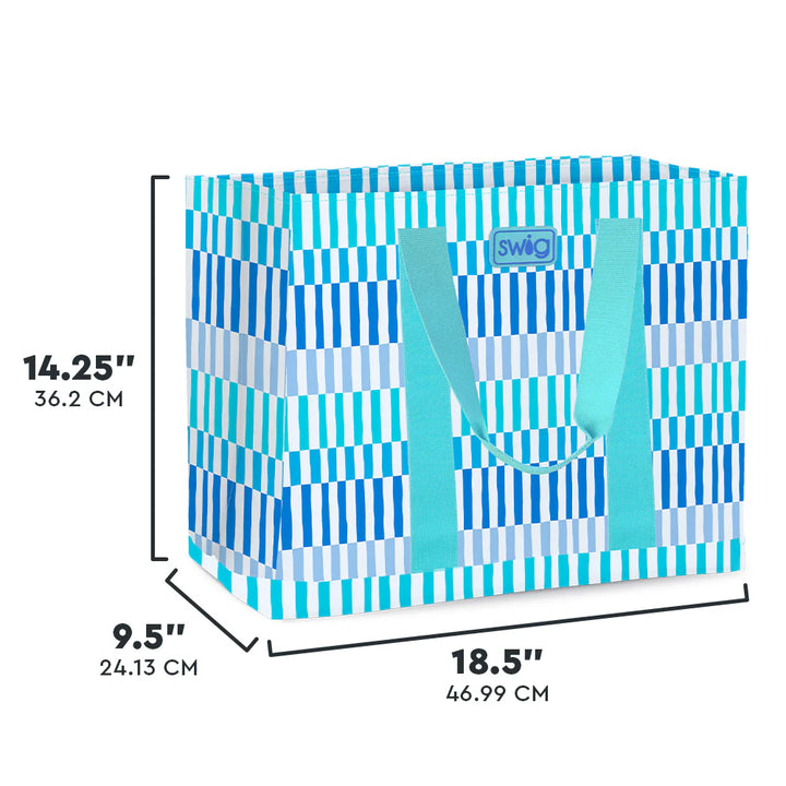 SWIG Jumbo Tote Bag - S502-JMTB-TG Glacier Stripe