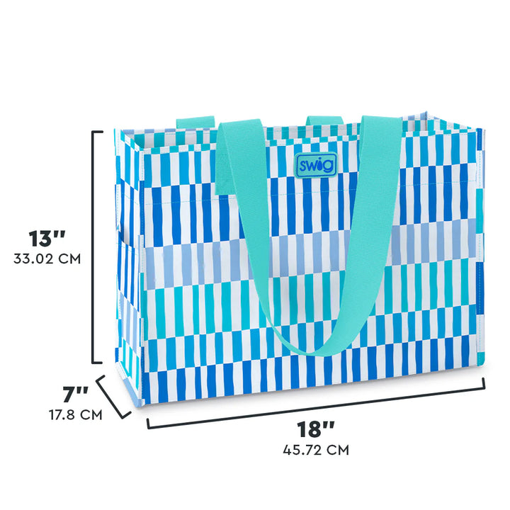 SWIG Reusable Gift Bag (Large) - S502-GBLG-TG Glacier Stripe