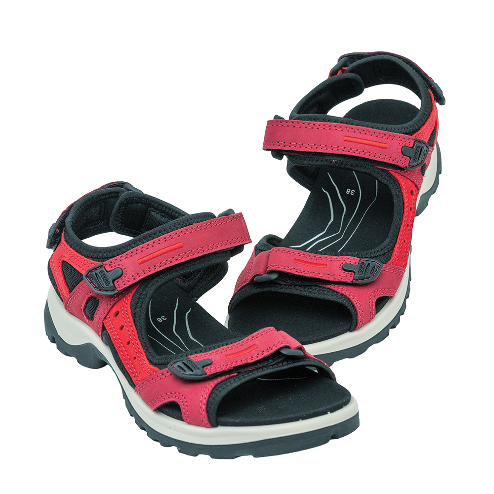 Womens Ecco Offroad Sport Sandal 069563-56447 Brick Red