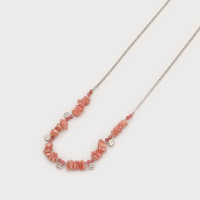 Caracol Stainless Steel Necklace S-1807-PNK-S