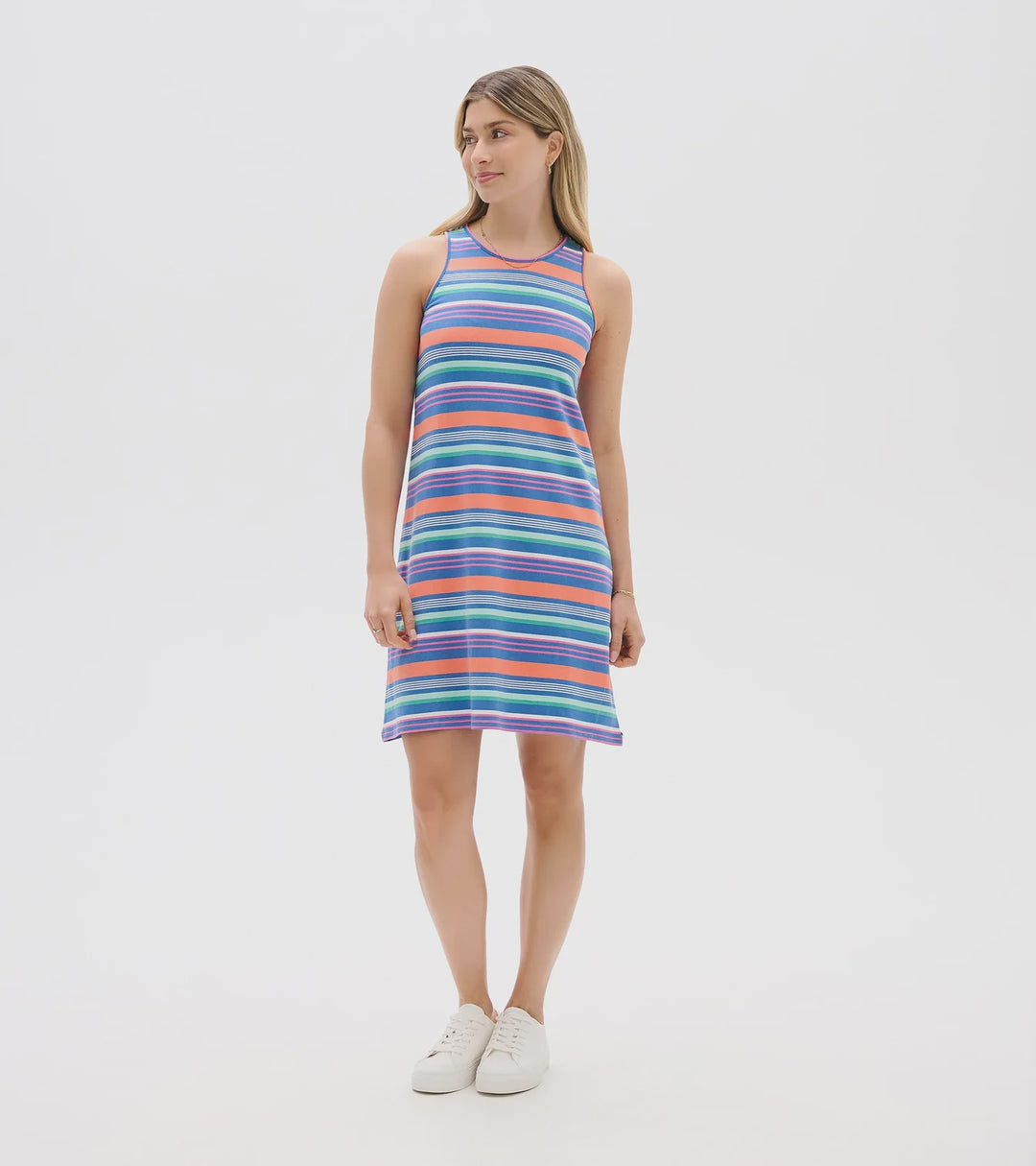 Hatley Bella Dress - Havana Stripes - S26HSL1287 - Star Sapphire