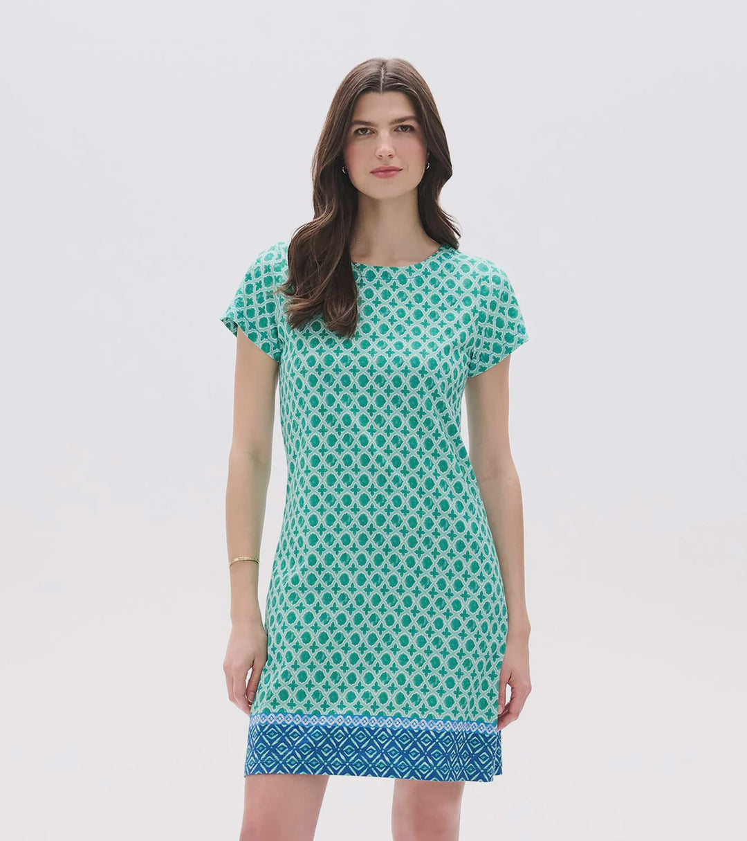 Hatley Zip-Back Tee Dress - Arcadia Medallion S26MAL1910 - Arcadia