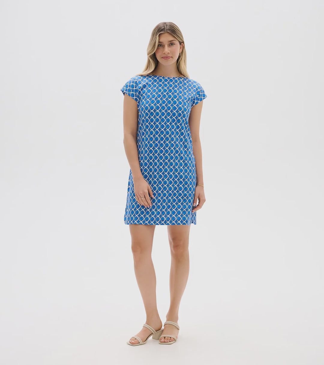 Hatley Capri Dress - French Blue Medallion - S26MFL1632 - French Blue
