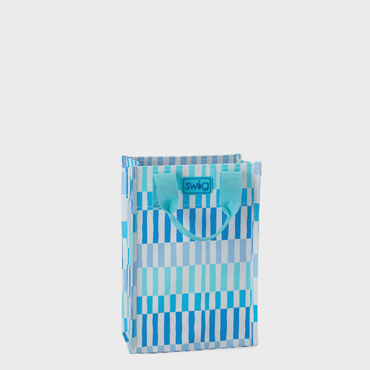 SWIG Reusable Gift Bag (Tall) - S502-GBTL-TG - Glacier Stripe