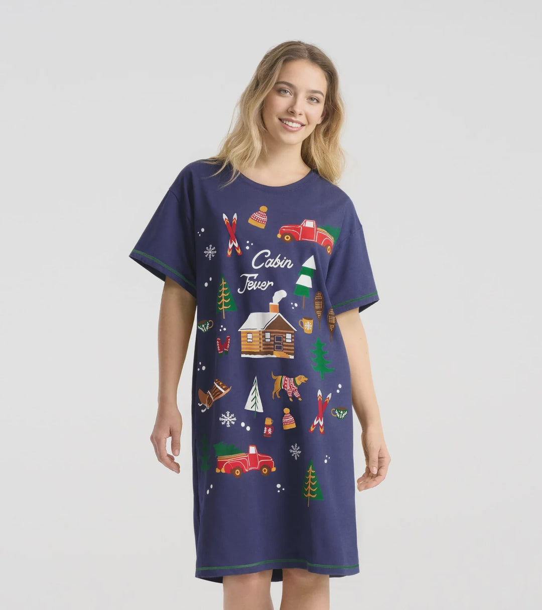 Hatley "Cabin Fever" Sleep Shirt - Cabin Fever