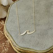Wild Abandon by Glee Salty Sea Necklace - Gold