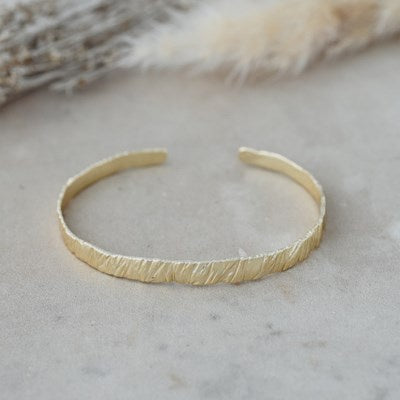 Glee Jewelery Solitude Cuff Bracelet - Gold