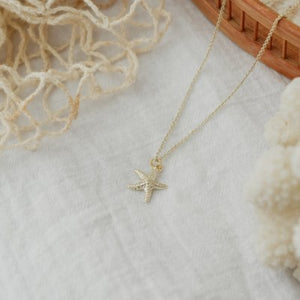 Glee Jewelry Starry Charn Necklace - Gold