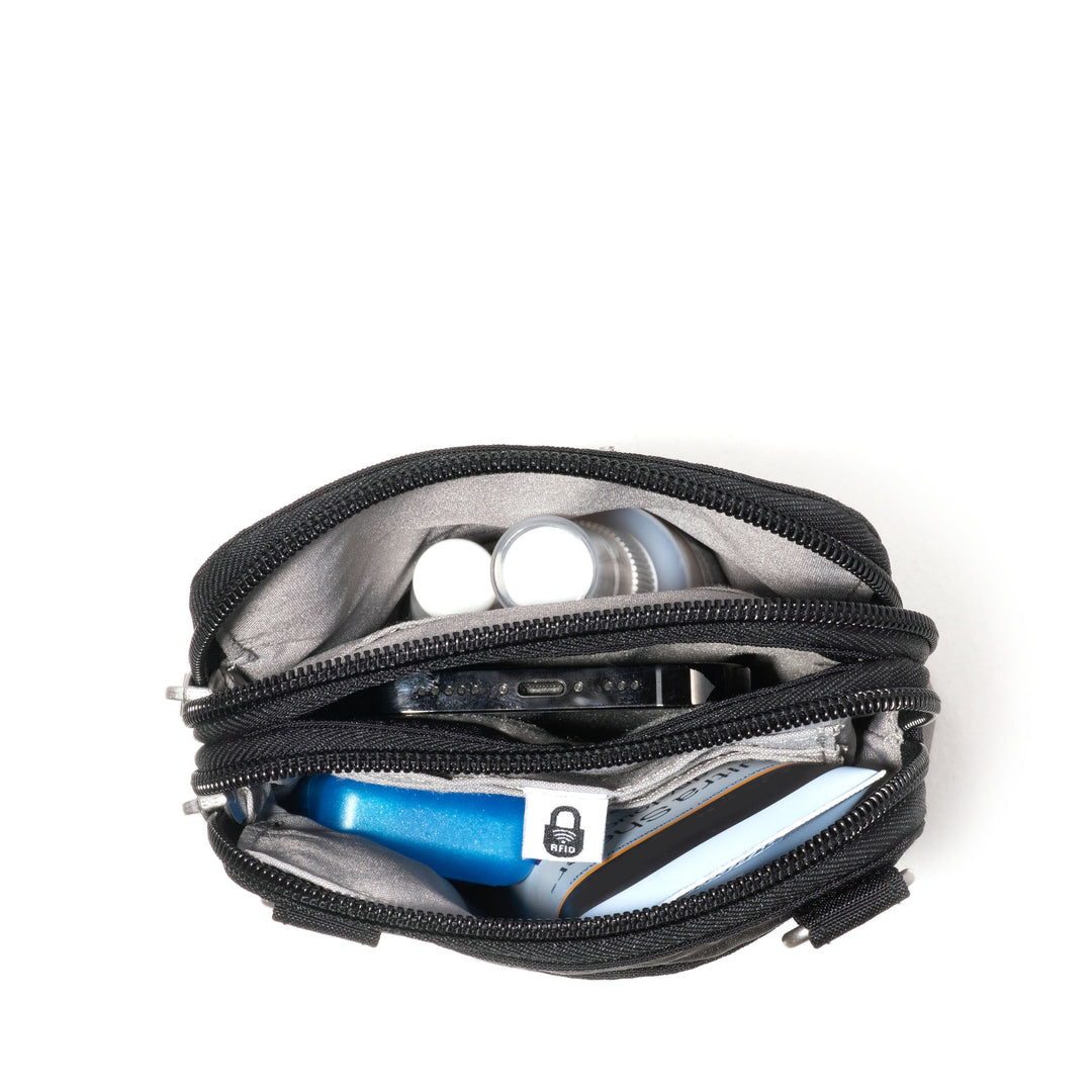 Baggallini Modern Take Two RFID Crossbody TBM869 - Black
