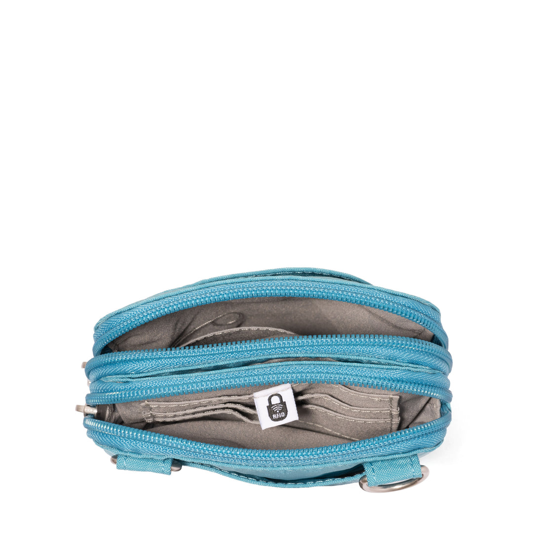 Baggallini Modern Take Two RFID Crossbody TBM869 - Seaside Blue