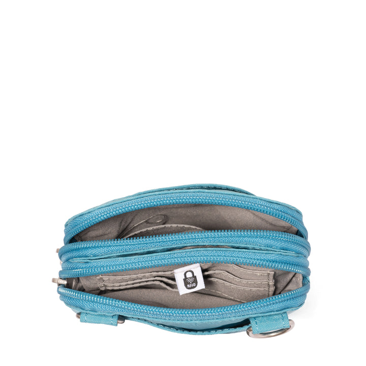 Baggallini Modern Take Two RFID Crossbody TBM869 - Seaside Blue