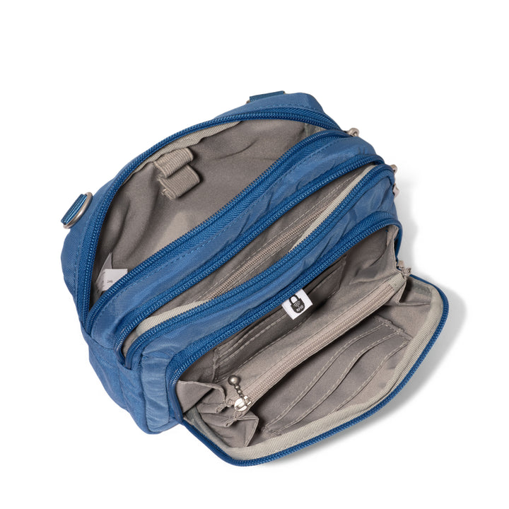 Baggallini Triple Zip w/ Front Wallet TZW729-Lapis