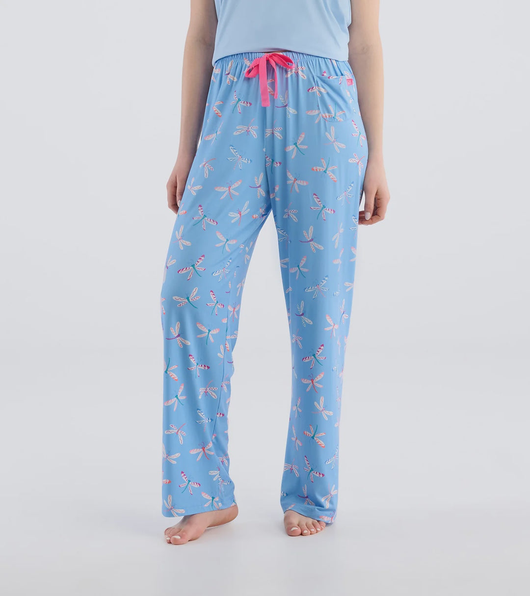 Hatley "Patterned Dragonflies" PJ Pants in a Bag Y00DFL1740 - Placid Blue