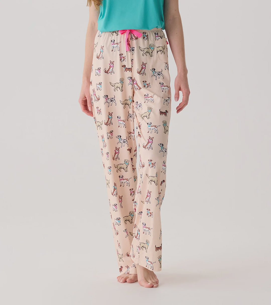 Hatley "Cute Pups" PJ Pants in a Bag Y00HDL1740 - White Smoke