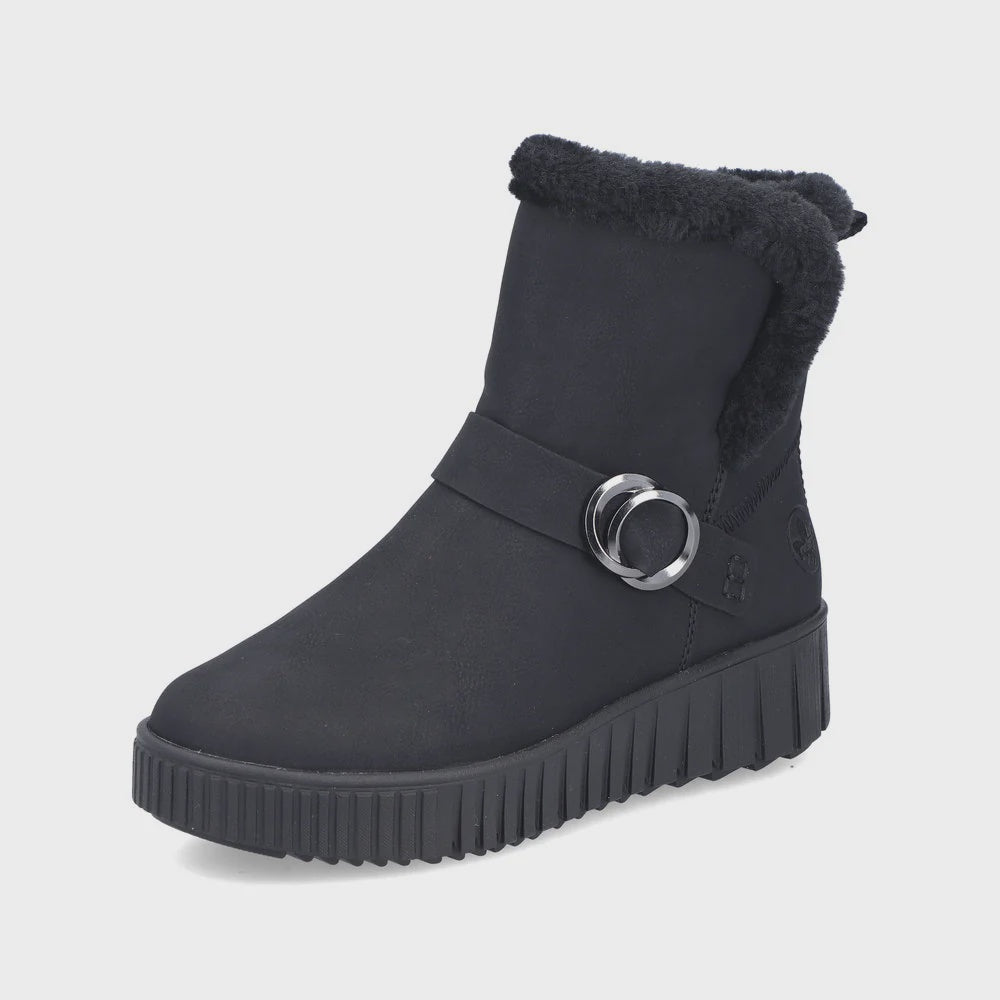Rieker Winter Boot Y6166-00 Black