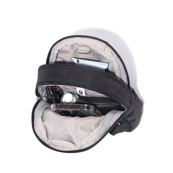 Baggallini Double Zip Mini Sling ZSL883-Black