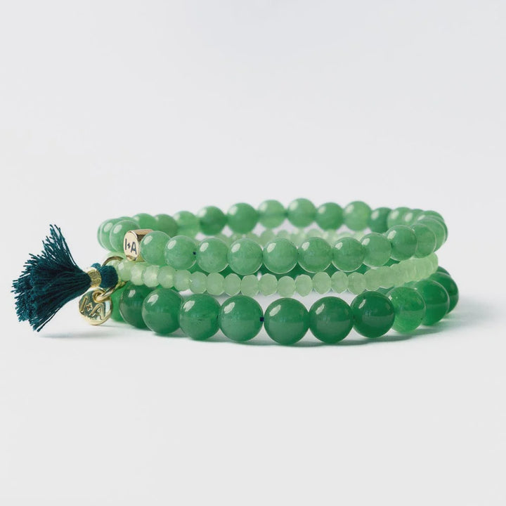 Ink + Alloy Addison Bracelets (3) - Jade Green