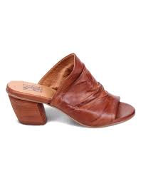 Miz Mooz Ainsely Heeled Slide IB19820-Brandy