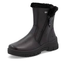 Womens Remonte Mid-Cut Winter Boot D0E78-00 Black