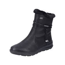 Womens Rieker Winter-Lined Mid Boot Z0070-00 Black