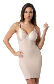 Shapeez "Tankee" Slip w/ Built In Bra - Nude