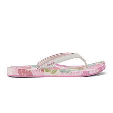 Womens Olukai 'Uiki Water-Friendly Beach Sandal 20537-WSZQ White Sand/Pa'i