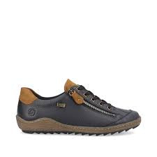 Rieker Sneaker R1402-16 Navy w/ Brown Trim