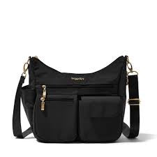 Baggallini Modern Everywhere Bag EWH710 - Black w/ Gold Hardware