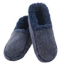 Mens Snoozies "Two Tone" Slippers - Navy