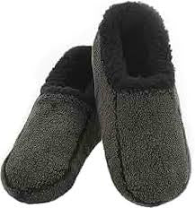 Mens Snoozies "Two Tone" Slippers - Black