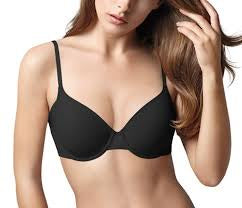 Bali Underwire Bra w/ Smoothing Side Panel E1550-BLK Black