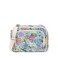 Baggallini Trifecta Wallet RFID Crossbody TZW729 - Meadow Print
