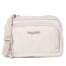 Baggallini Trifecta Wallet RFID Crossbody TZW729 - Vanilla Heritage