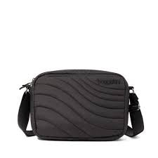 Baggallini Set Wave Crossbody WCB122 - Black Wave Puff