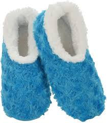 Womens "Bouquet of Roses" Snoozies - Blue