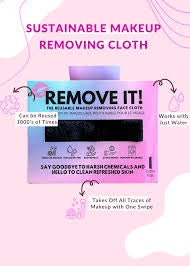 Mother's Day Collection - Makeup Remover Cloth - Black