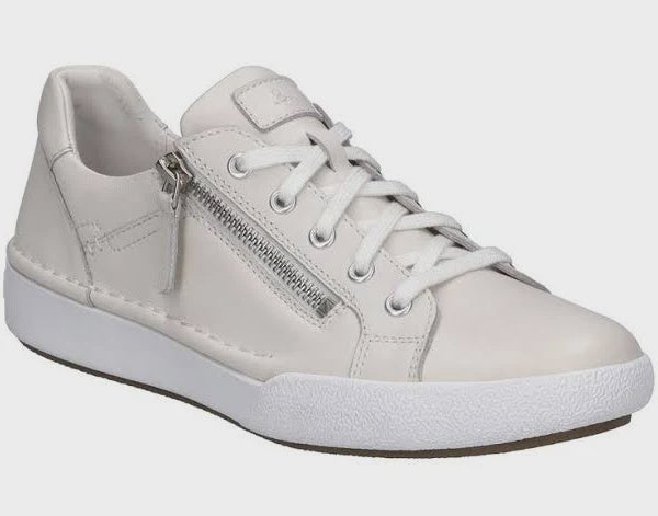 Josef Seibel "Claire 03" Leather Sneaker - White