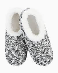 Womens "Popcorn Plush" Boucle Soozies - Black