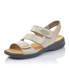 Womens Rieker Backstrap Sandal 64573-62 Taupe