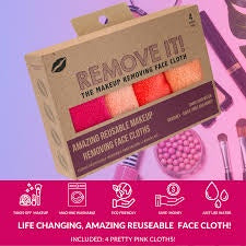 Remove It! Makeup Remover Cloths - 4 pack (Regular Price $24.99)