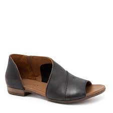 Womens Bueno "Tanner" Open-Toe Shoe - Black