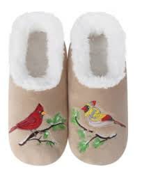 Womens Snoozies Slippers "Tan Cardinal" - Taupe