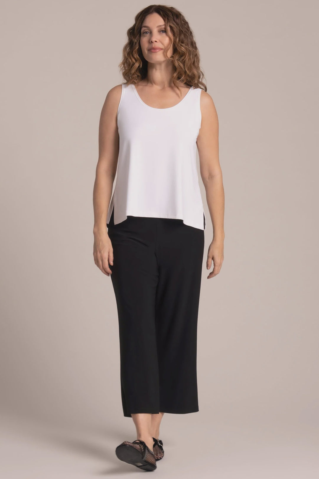 Sympli Go To Relax Tank - Short 21120RS-10 White