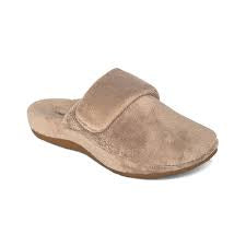 Aetrex Mandy Closed-Toe Slip-On Slipper FE202-Coffee