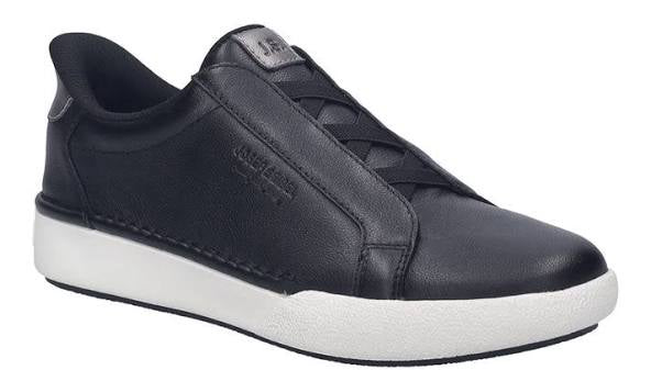 Josef Seibel "Claire 33" Leather Sneaker - Black