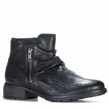 Josef Seibel "Kate 18" Leather Ankle Boot - Black