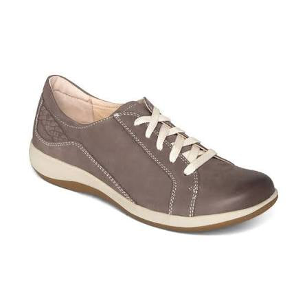 Aetrex Dana Laced Oxford Shoe - DM306 - Warm Grey